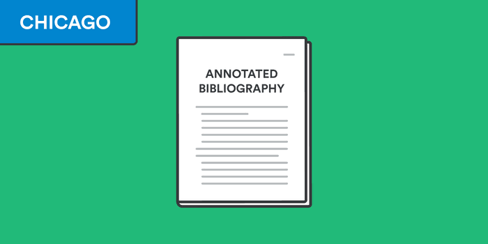 How to write an annotated bibliography in Chicago style