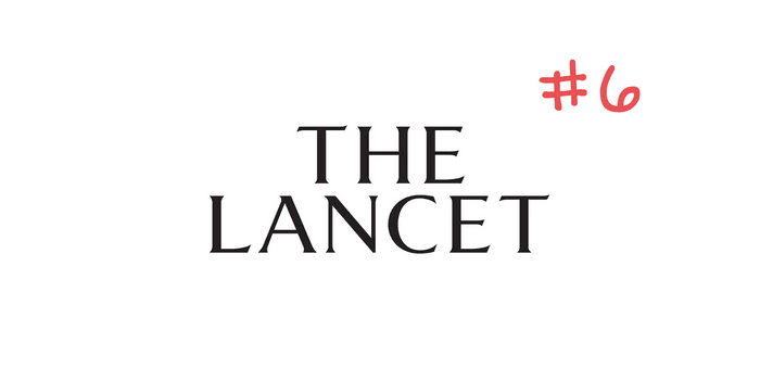 The Lancet is the number six citation style with superscript numbers