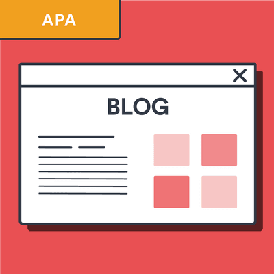 Cita de una publicacion de blog en formato APA