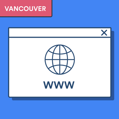 Cita de pagina web en estilo Vancouver
