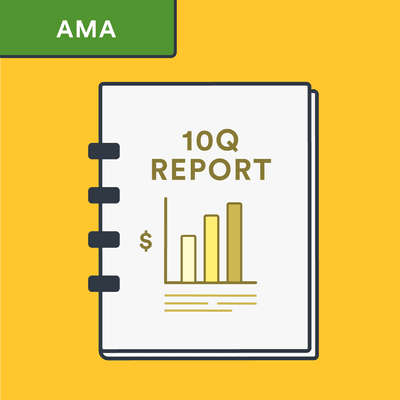 AMA 10-q report citation