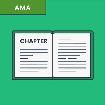 how to write in ama format