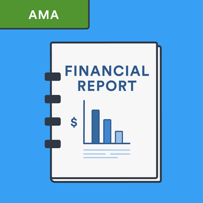 AMA financial report citation