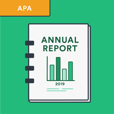 APA annual report citation