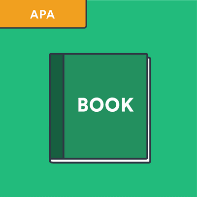 apa format reference page book