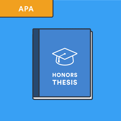 how to cite honors thesis apa
