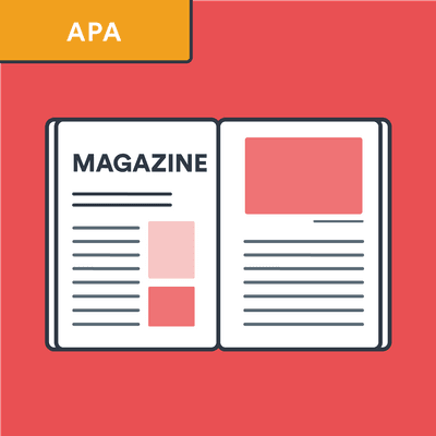 APA magazine article citation