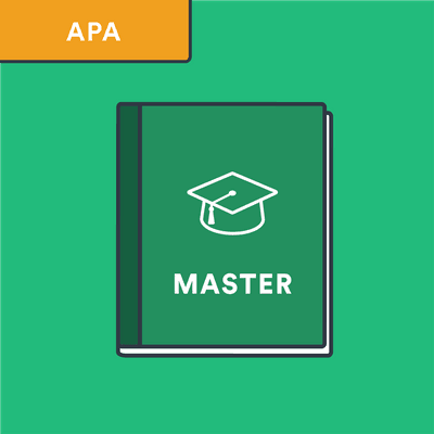 APA masters thesis citation