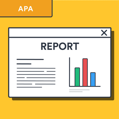 APA online report citation