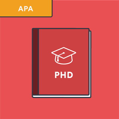 APA PhD thesis citation