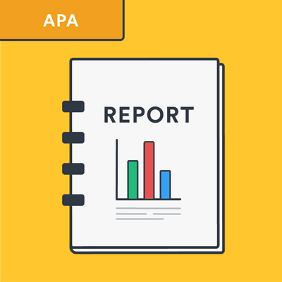 APA report citation