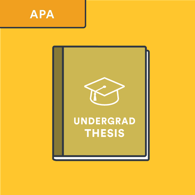 Apa How To Cite An Undergraduate Thesis Update 2020 Bibguru Guides