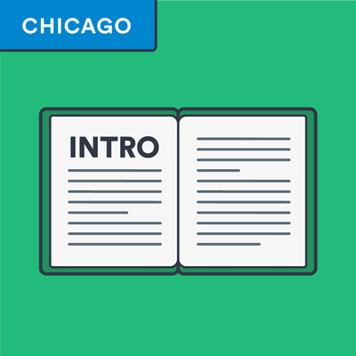 Chicago style book introduction citation
