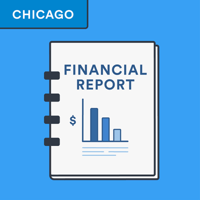 Chicago style financial report citation
