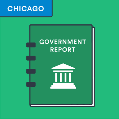 Chicago style government report citation