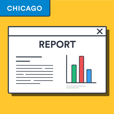 Chicago style online report citation