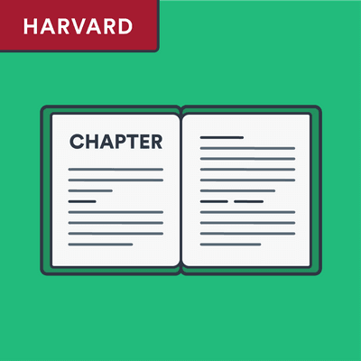 Harvard book chapter citation