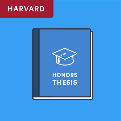 Harvard honors thesis citation