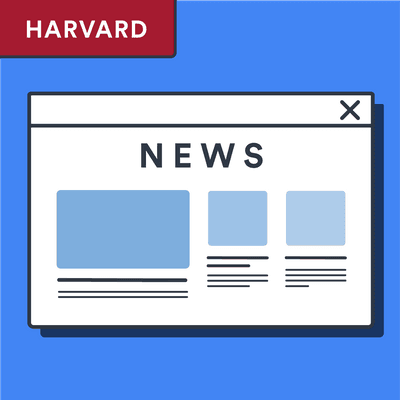 Harvard online newspaper article citation