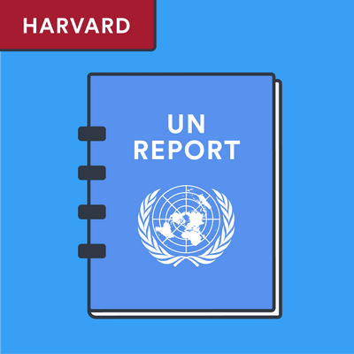harvard style cover page