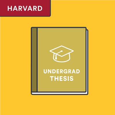 Harvard undergraduate thesis citation