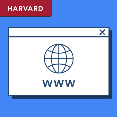 Harvard website citation