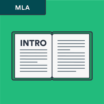 MLA book introduction citation