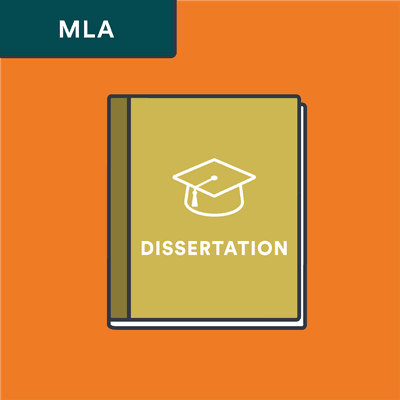 MLA dissertation citation