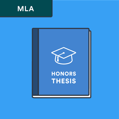 MLA honors thesis citation