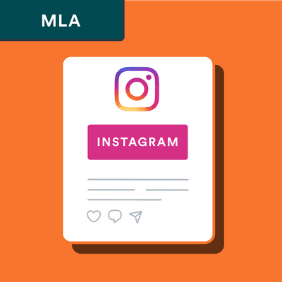 MLA Instagram post citation