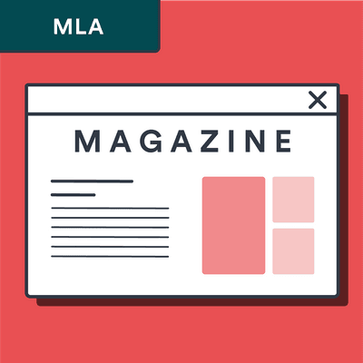 MLA online magazine article citation