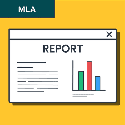 MLA online report citation