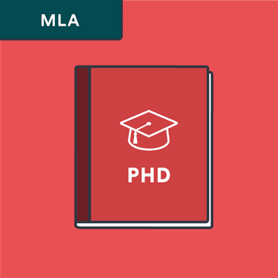 MLA PhD thesis citation