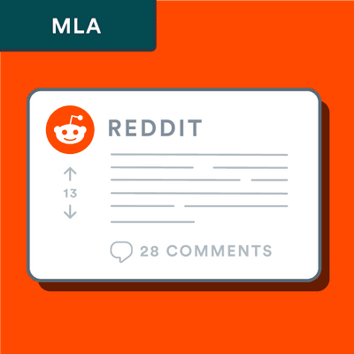 MLA Reddit post citation