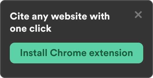 Cite any website with one click