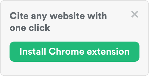 Cite any website with one click