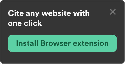 Cite any website with one click