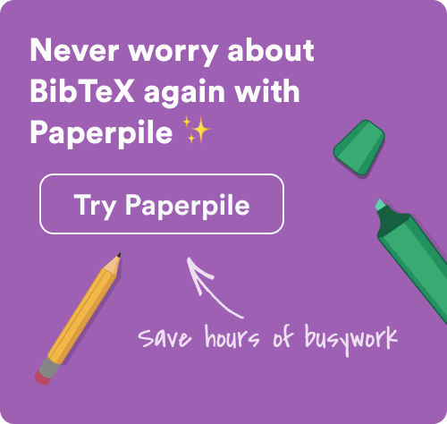Never worry about BibTeX again with Paperpile