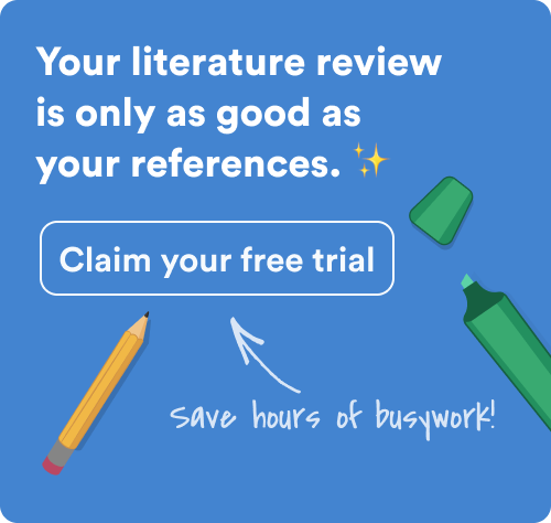 Your literature review is only as good as your references