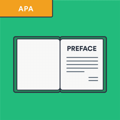 How to cite a preface